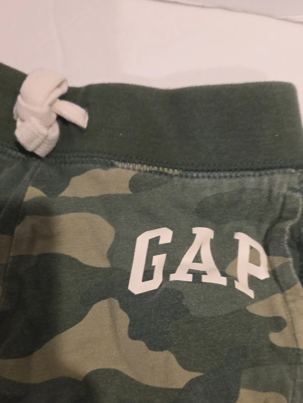 GAP Toddler Camo Drawstring Shorts - Green Camo 18-24 Months